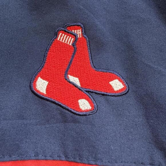 Vintage Y2K Nike Team Boston Red Sox Windbreaker Jacket Men XL Navy MLB Full Zip - Picture 6 of 12